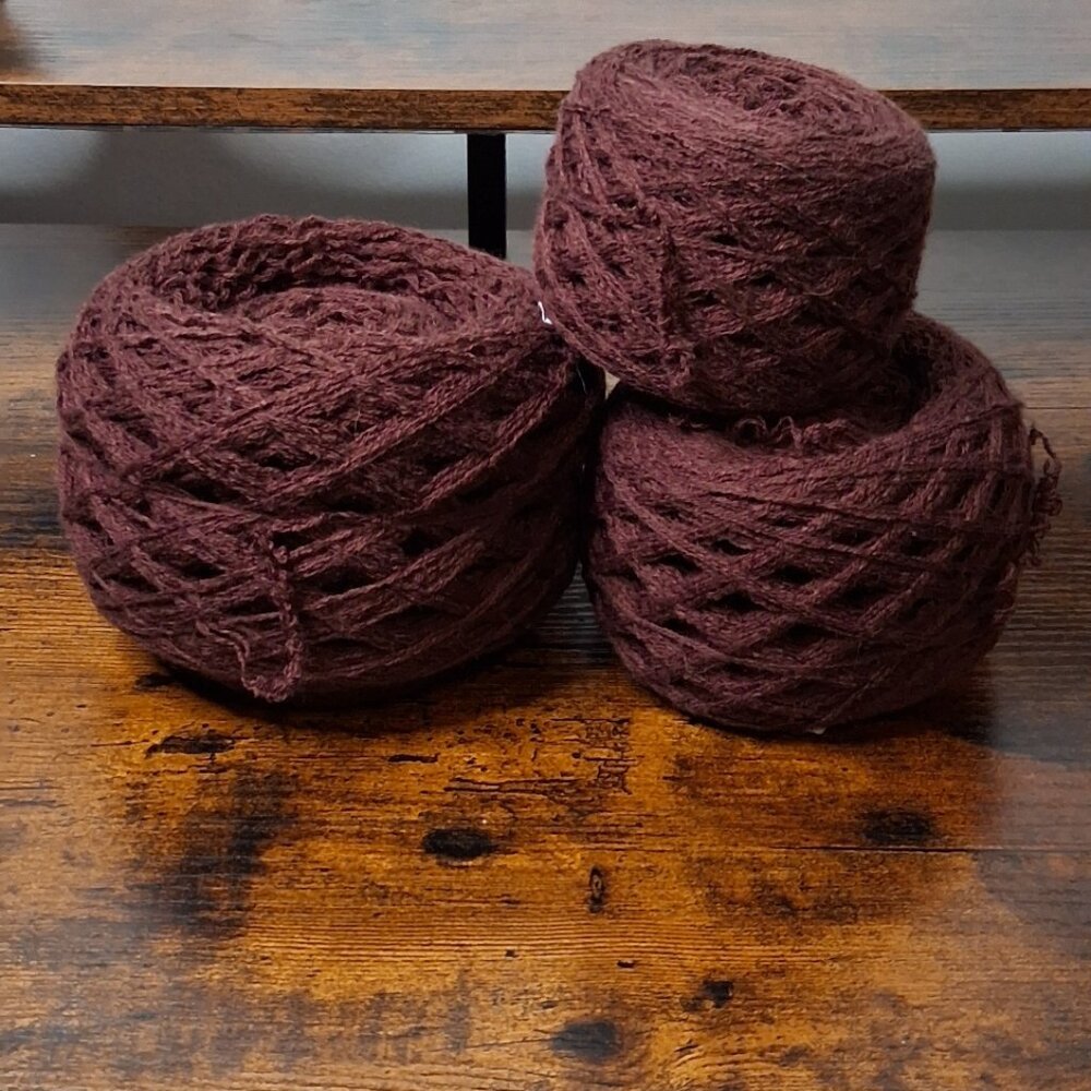 Reclaimed Maroon Yarn